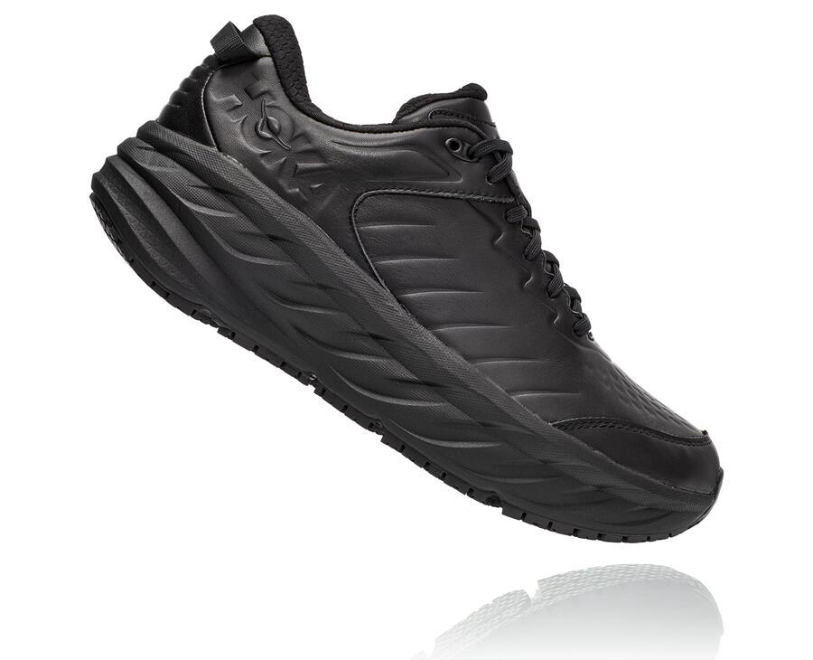 Hoka One One Running Shoes Mens Black - Bondi Sr - 83165MJFK